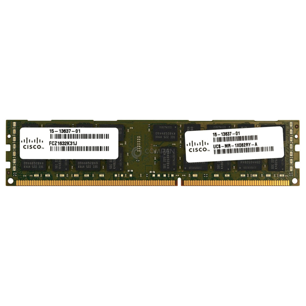 15-13637-01 CISCO DDR3 8GB 2RX4 PC3L-12800 1600MHZ RDIMM CAS 11-11-11
